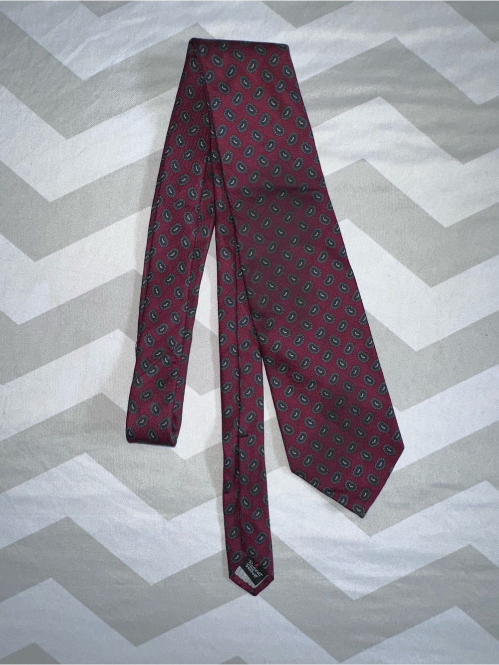 Robert Talbott Burgundy Paisley Silk Tie